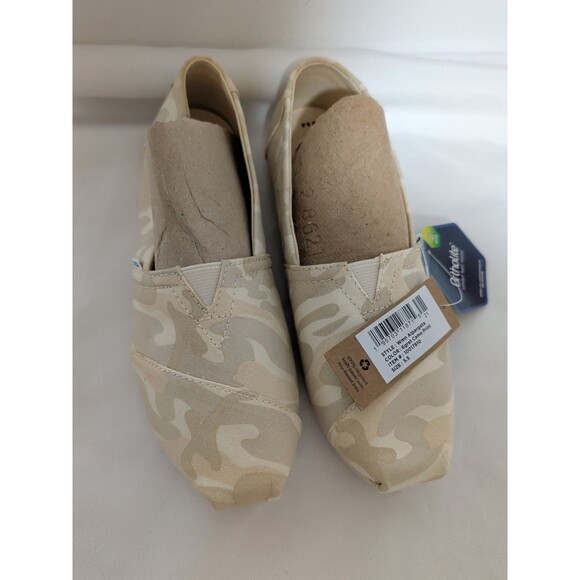 Women's TOMS Camouflage Shoes Alpargata 5.5 Ortholite Comfort Foam Insoles - Picture 3 of 10